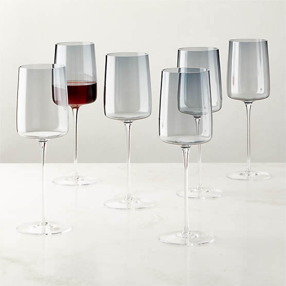 Juliet Midnight Blue Red Wine Glass Set of 6