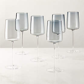 Juliet Midnight Blue White Wine Glass Set of 6 + Reviews