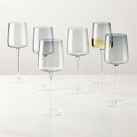 Juliet Midnight Blue White Wine Glass Set of 6