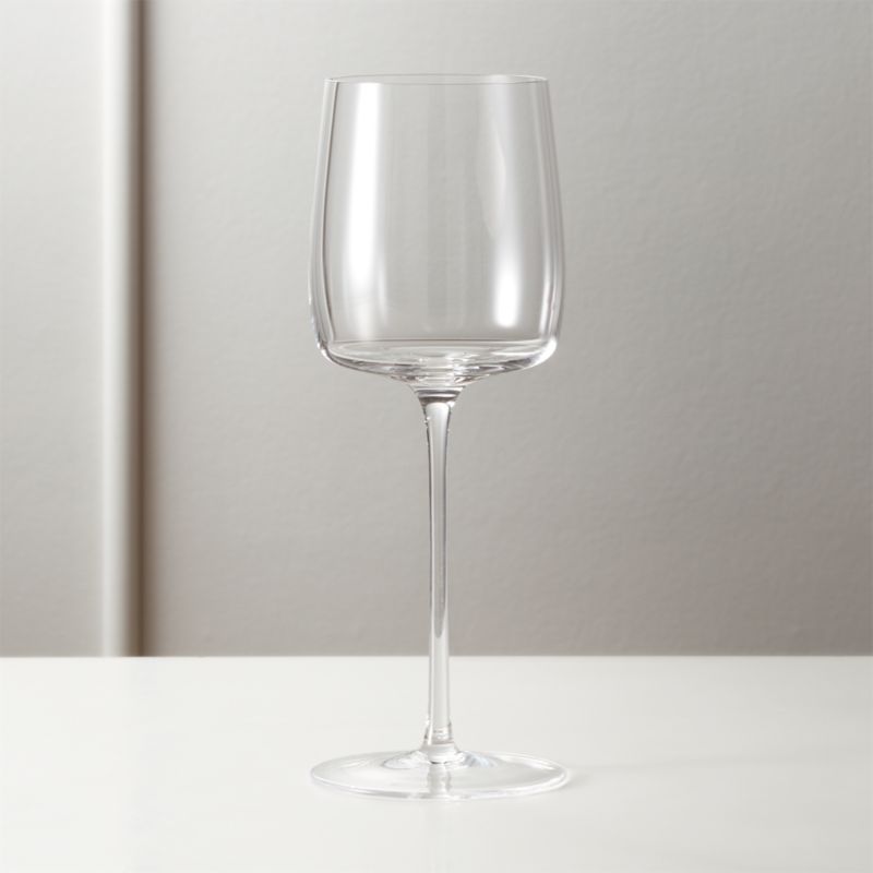 Juliet Modern White Wine Glass + Reviews | CB2