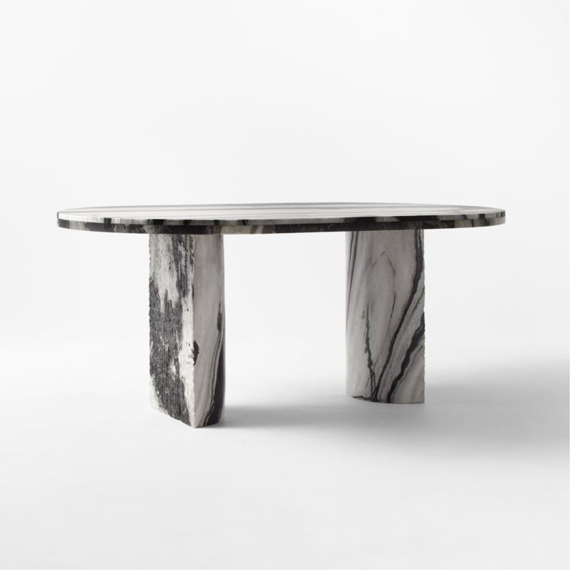 Julius 72" Oval Marble Dining Table - image 7 of 13