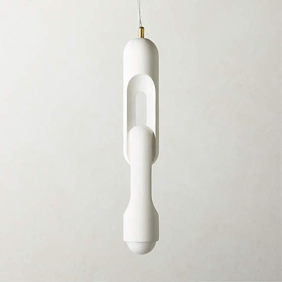 Jeanne Modern White Porcelain Dome Pendant Light + Reviews CB2 Canada