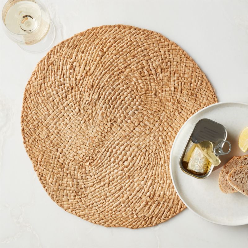 June Round Woven Placemat - image 1 of 5