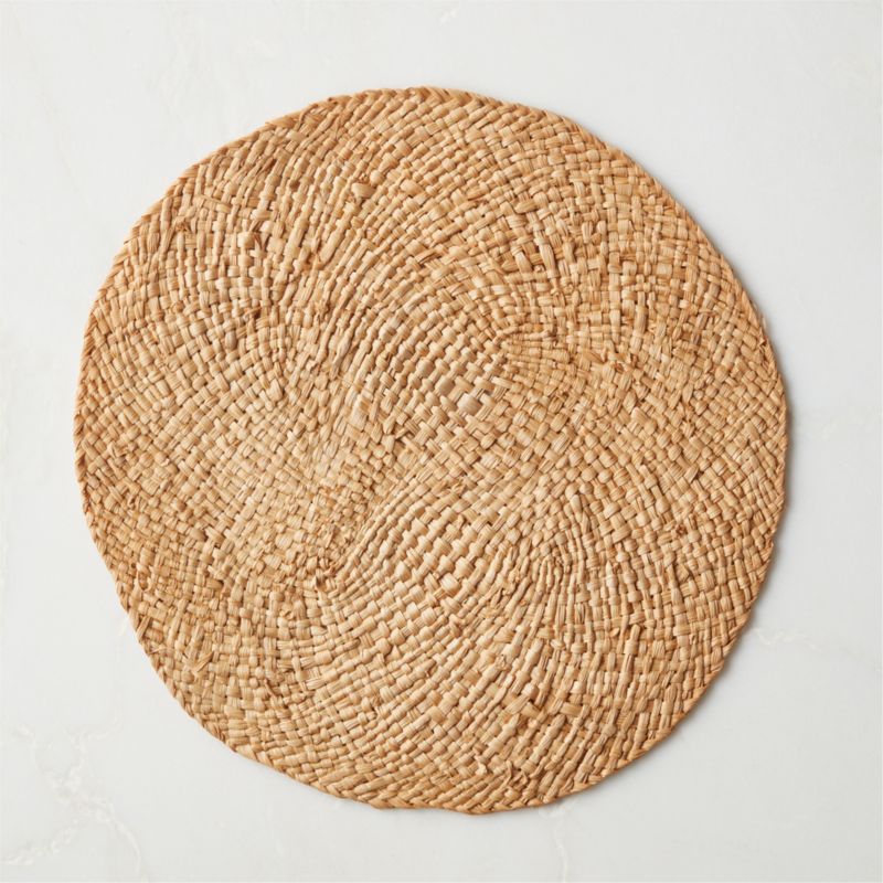 View June Round Woven Placemat details