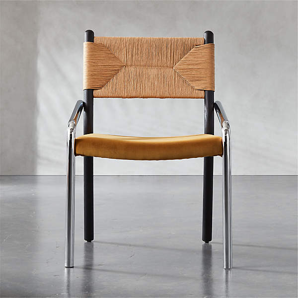 cb2 wood chair