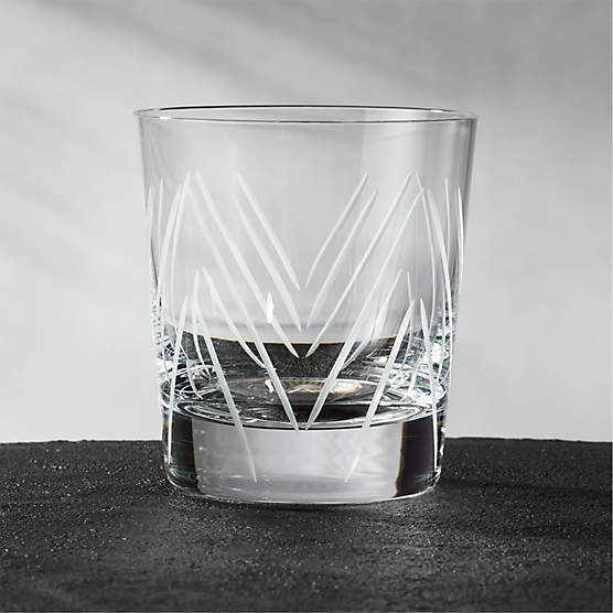 Chroma Clear Double OldFashioned Glass + Reviews CB2 Canada