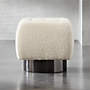 View Fells Boucle Small Tufted Ottoman - image 1 of 7