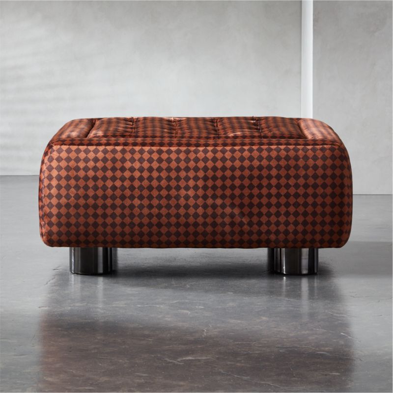 Fells Large Tufted Ottoman Deauville Stone by Kravitz Design - image 1 of 6