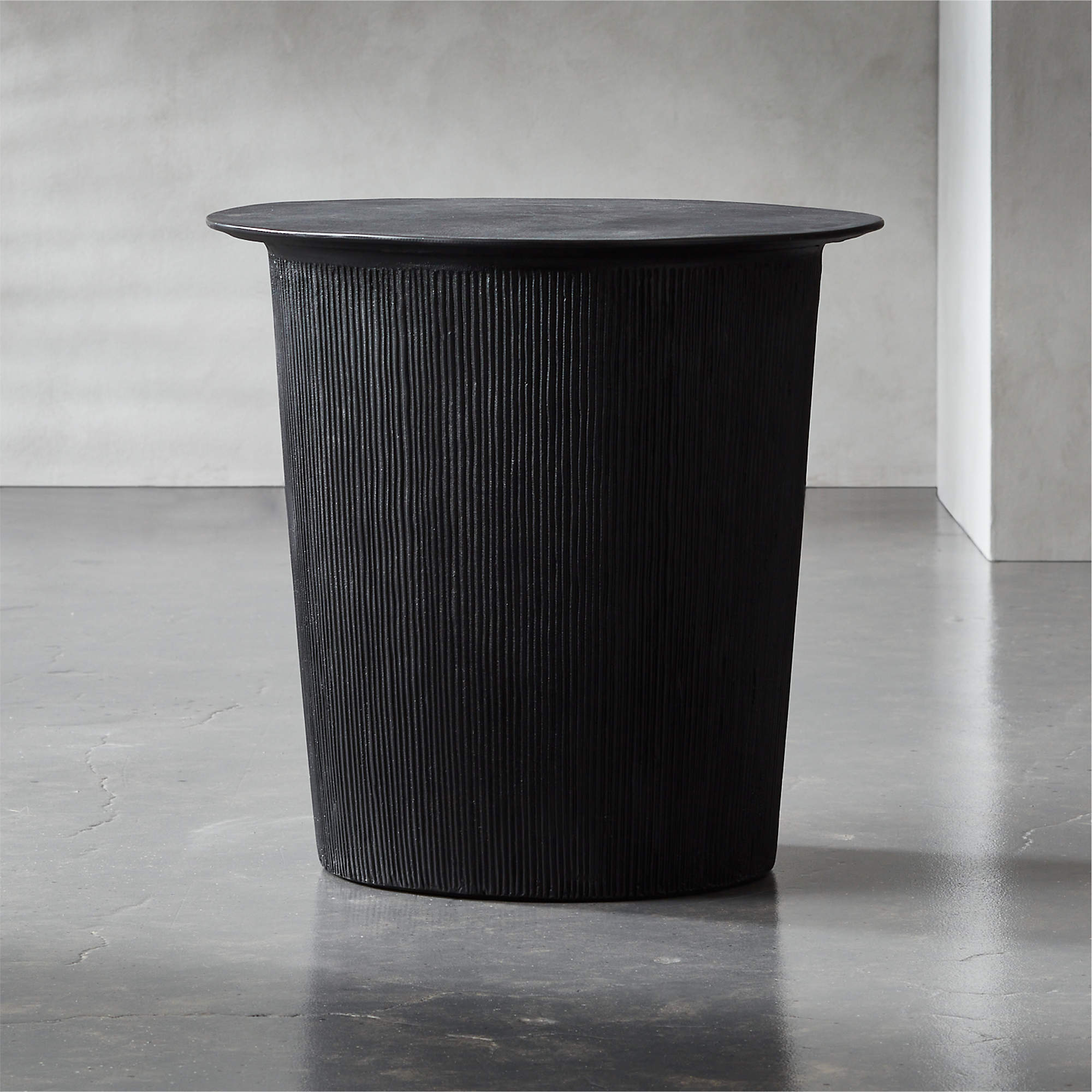 Origin Cast Metal Side Table + Reviews CB2