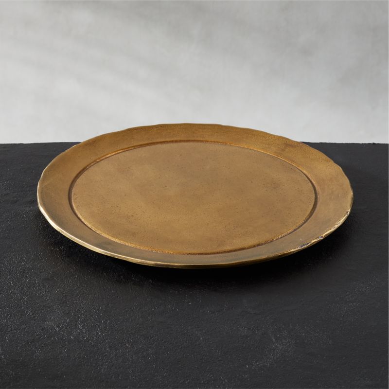 View Tors Bronze Cast Aluminum Serving Platter details