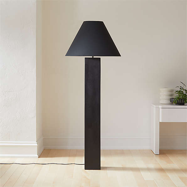 Modern Black Floor Lamps Cb2, Contemporary Black Floor Lamp