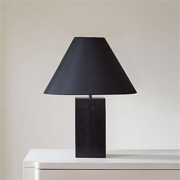 Modern Black Table Lamps Cb2, Black Modern Table Lamp