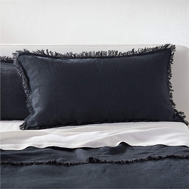 black pillow shams king