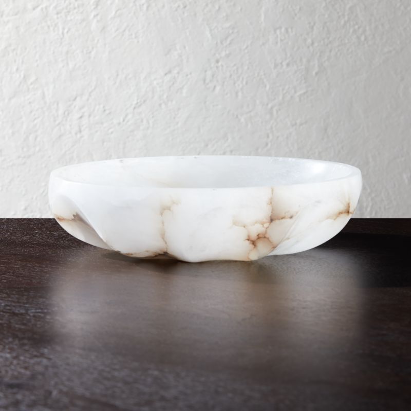 View Oyster Alabaster Decorative Bowl details