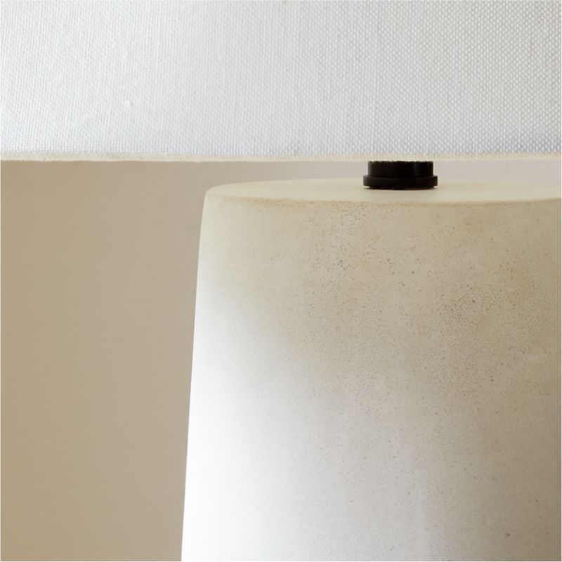 Polar White Cement Floor Lamp - image 3 of 14