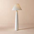 Senza White Glass Table Lamp