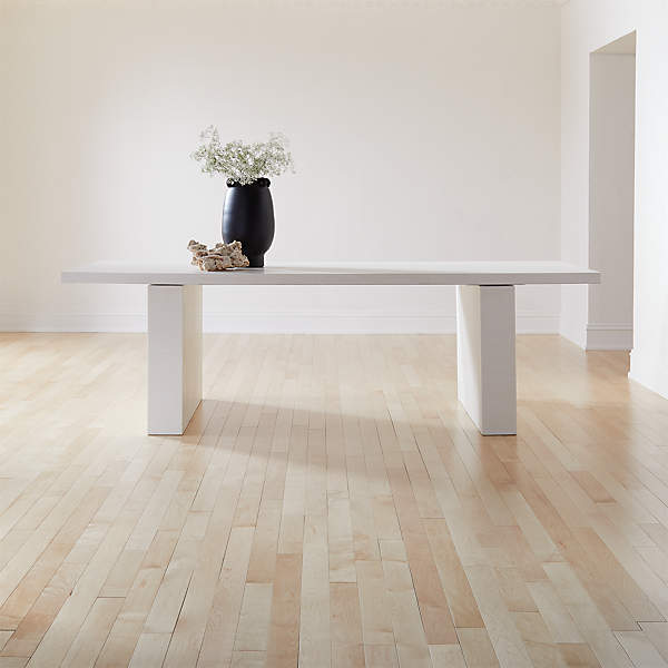 Coated Resin Dining Table Cb2, Cb2 White Round Table