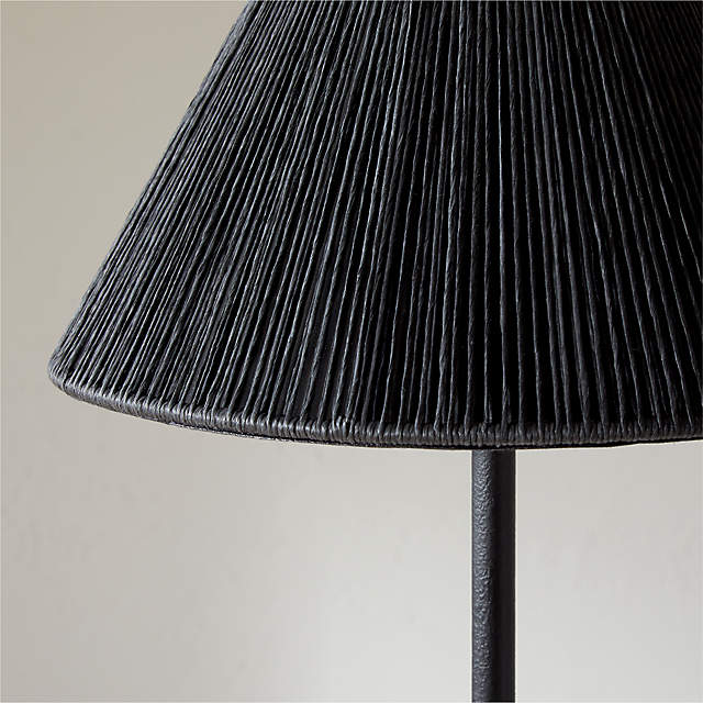 Black Ananas Table Lamp - Black Shade - Scenario Home