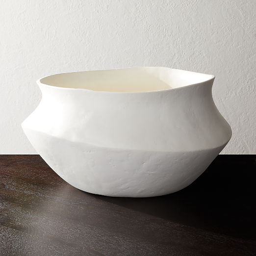 Tide White Storage Basket Large by Kara Mann