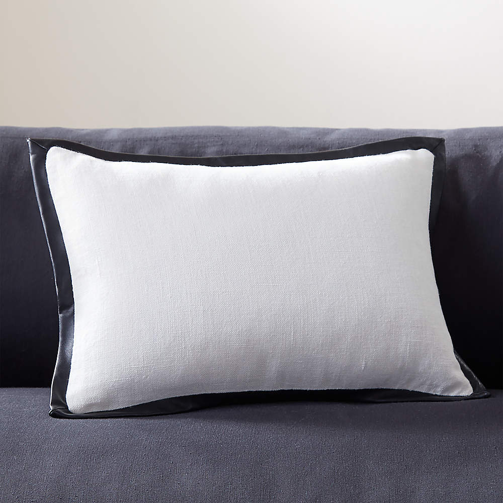 Late 20th Century Modified Tuxedo Slipcover Style Pillow Back