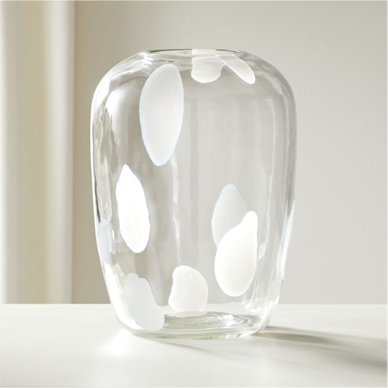 Voir Clear Glass Vase + Reviews CB2