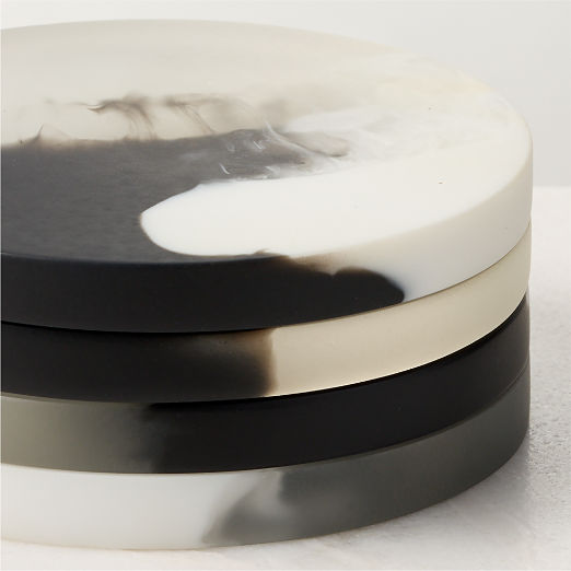 Kaine Resin Coasters Set of 4