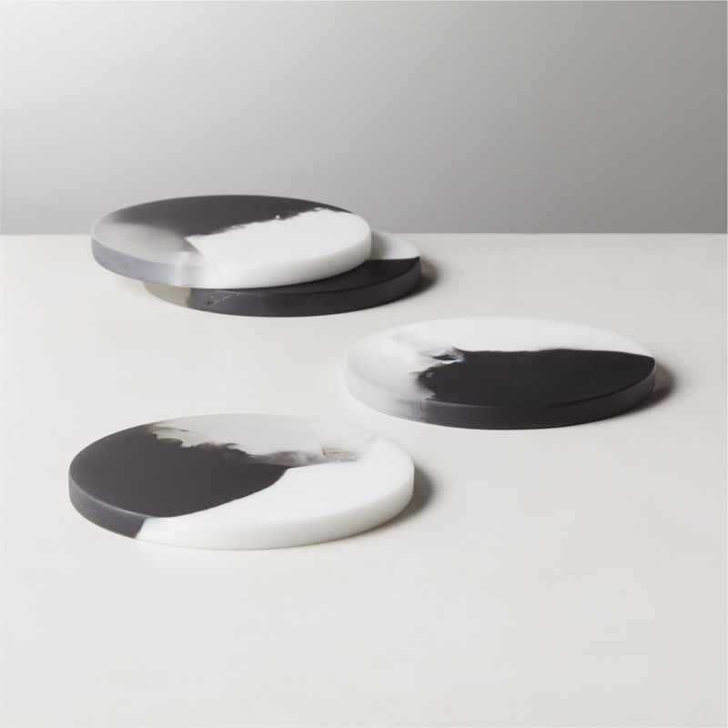 View Kaine Resin Coasters Set of 4 details
