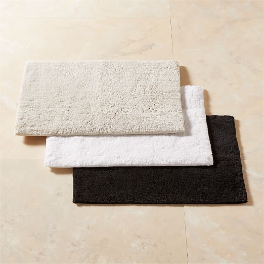 Kalani Organic Cotton Sand Solid Bath Mat 24"x36"