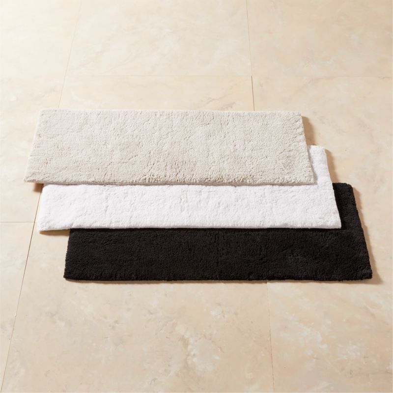 Kalani Organic Cotton Sand Solid Bath Runner Rug 24"x60" - image 3 of 4