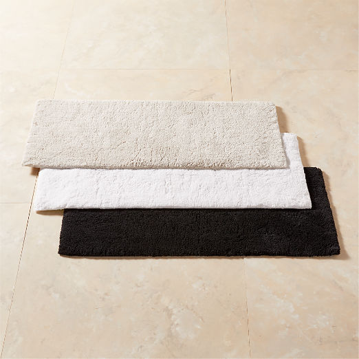 Kalani Organic Cotton Sand Solid Bath Runner Rug 24"x60"