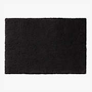 Kalani Organic Cotton Black Bath Mat 24"x36" + Reviews | CB2