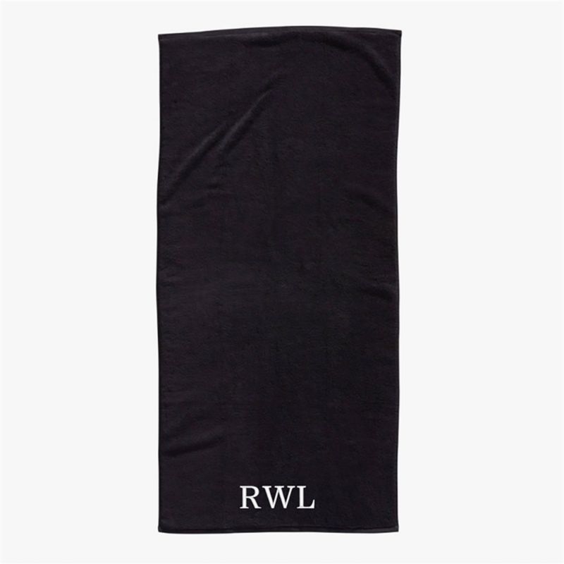 Kalani Organic Cotton Black Bath Towel - image 3 of 6