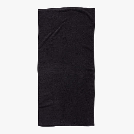 Kalani Organic Cotton Black Bath Towel