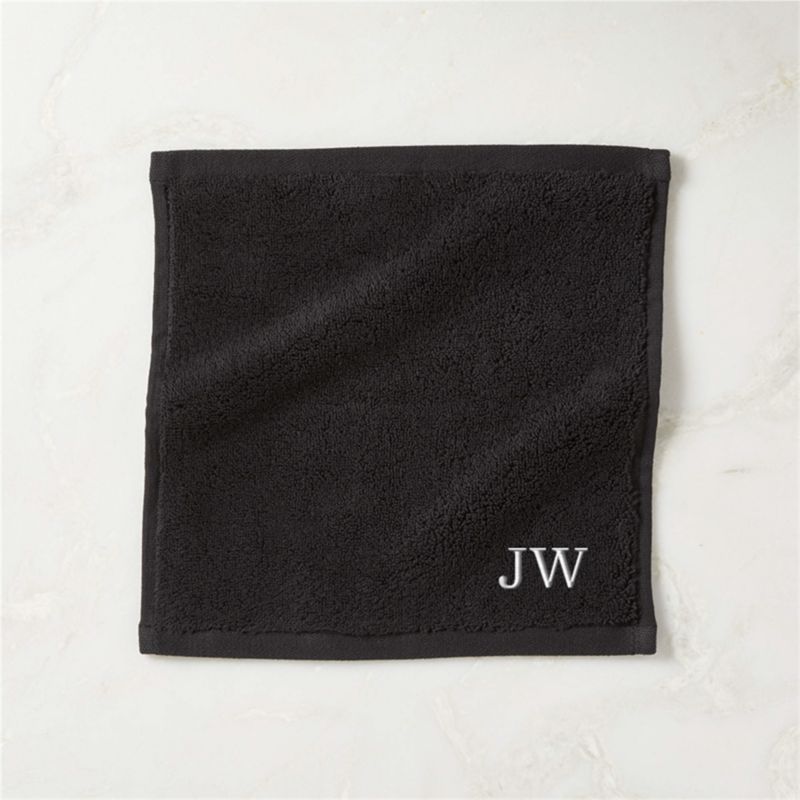 Kalani Organic Cotton Black Washcloth - image 2 of 5