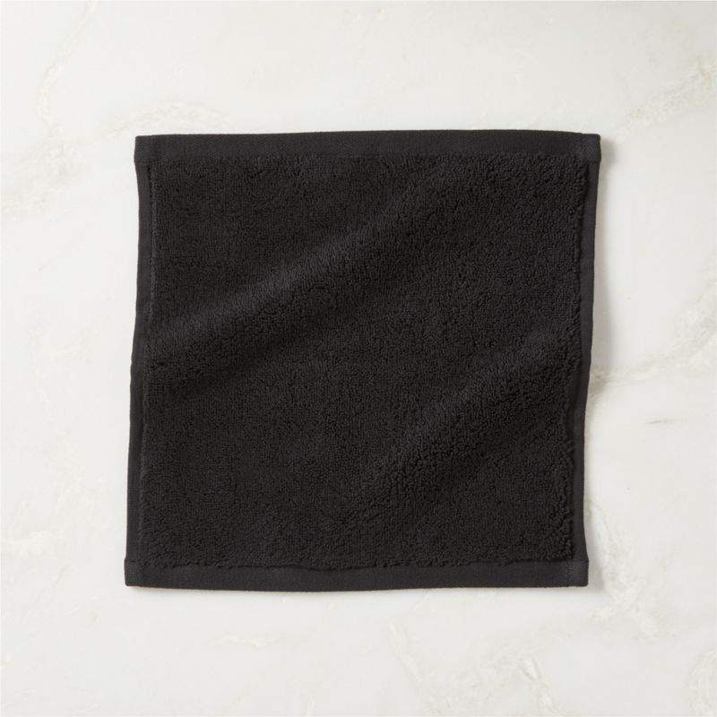 View Kalani Organic Cotton Black Washcloth details