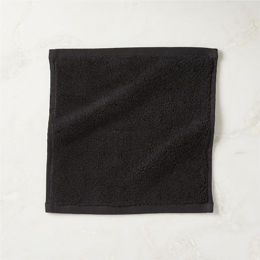 Kalani Organic Cotton Black Washcloth