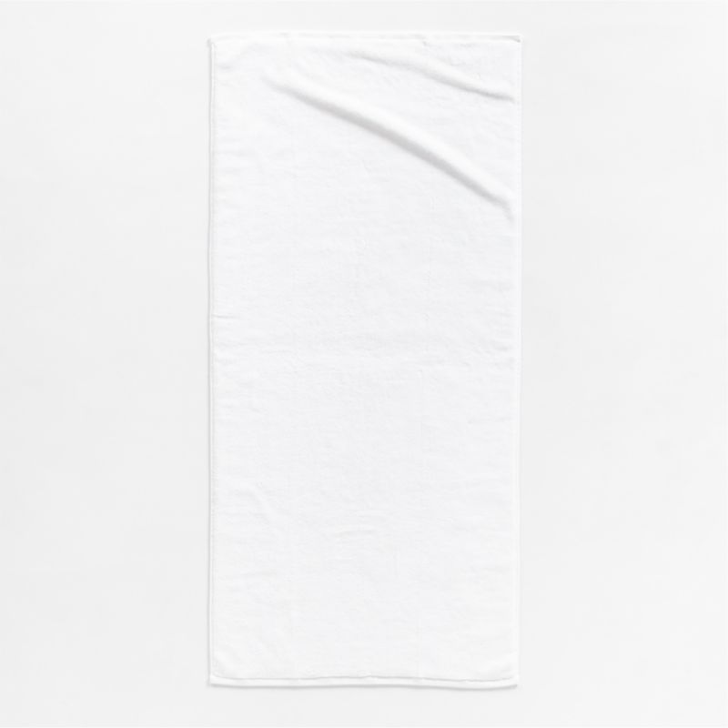 Kalani Organic Cotton White Bath Towel - image 2 of 7