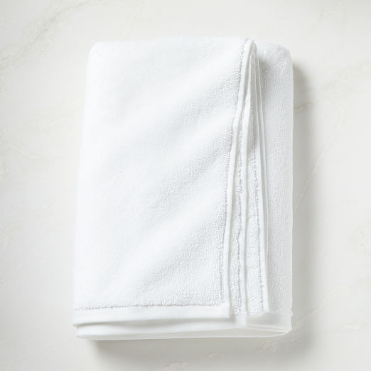 Kalani Organic Cotton White Bath Towel