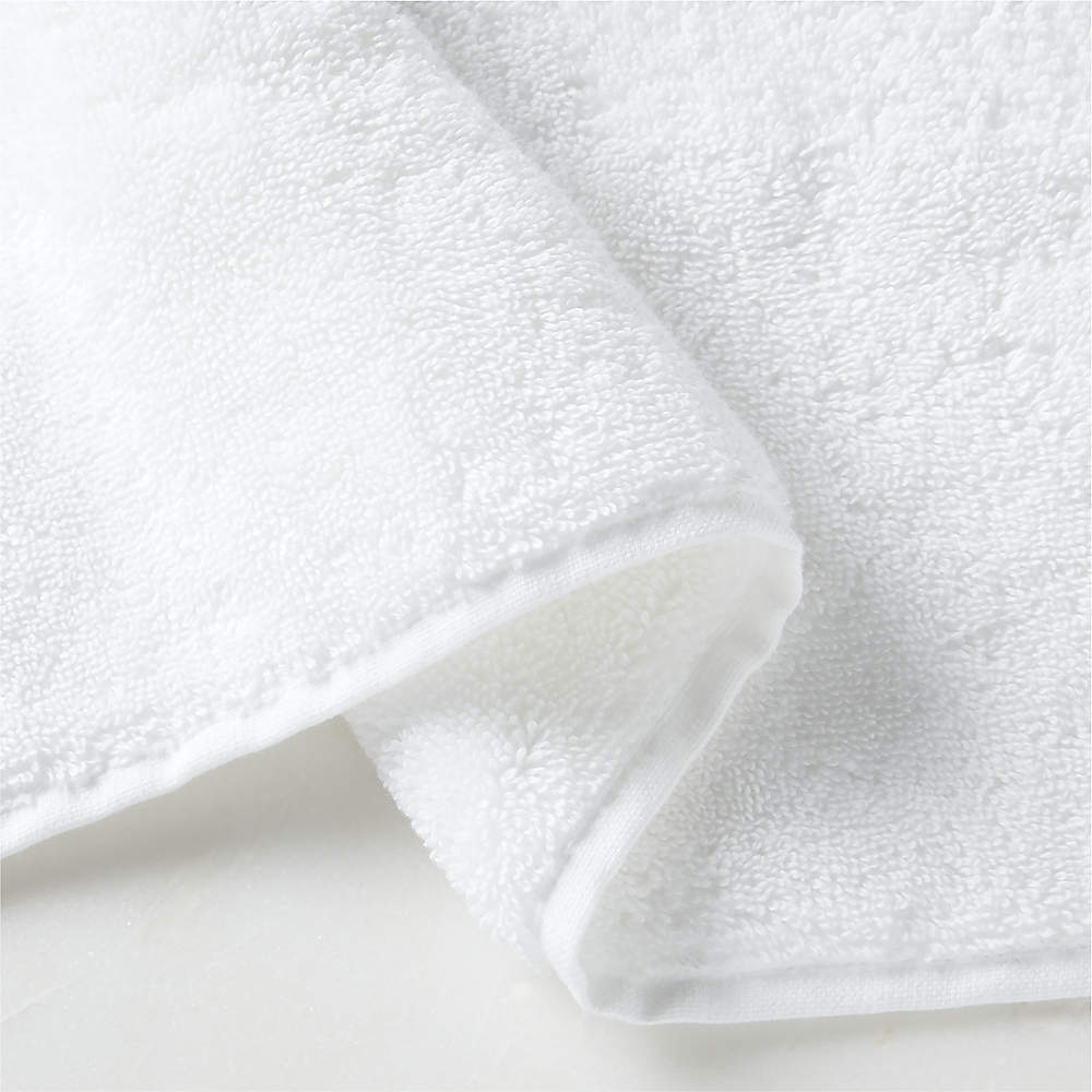 Kalani Organic Cotton White Bath Towels