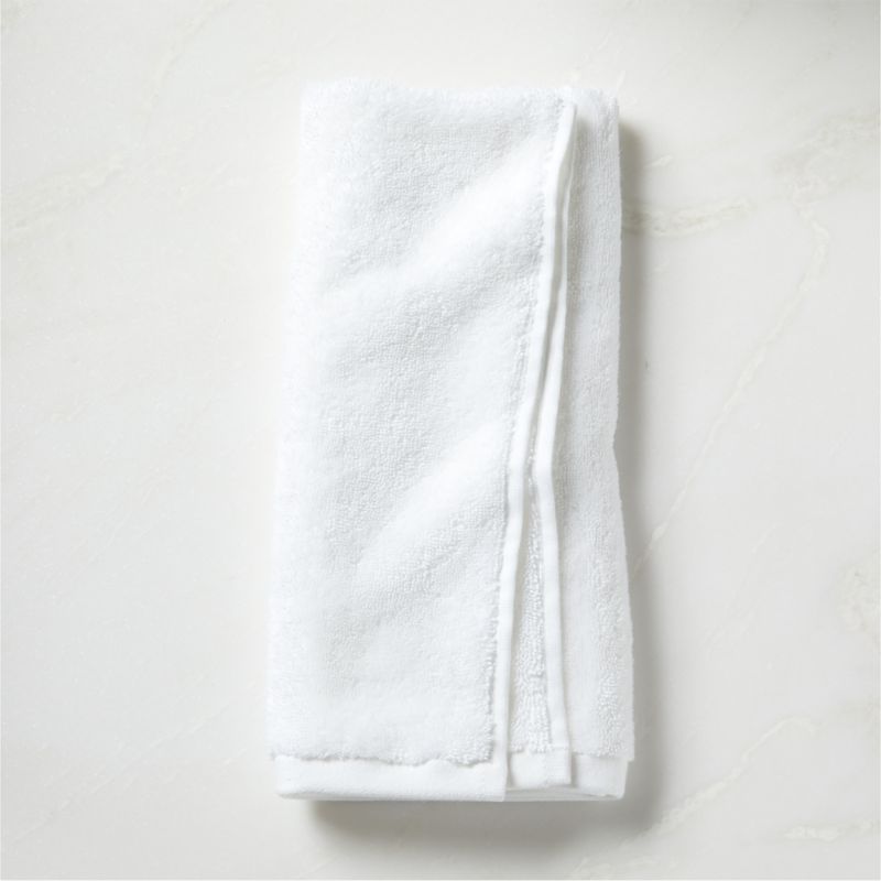 View Kalani Organic Cotton White Hand Towel details