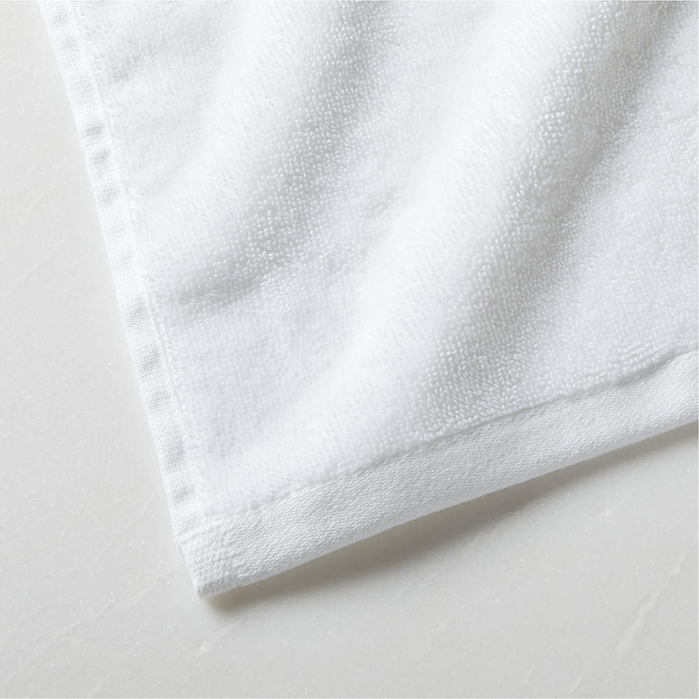 Kalani Organic Cotton White Bath Towels