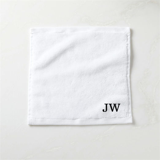 Kalani Organic Cotton White Washcloth