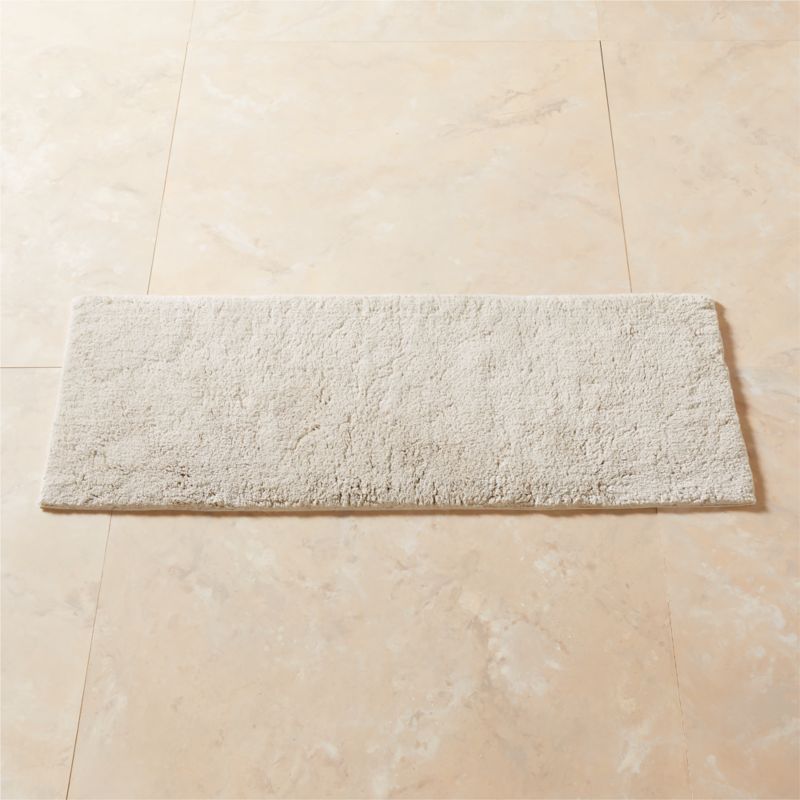 Kalani Organic Cotton Sand Solid Bath Runner Rug 24"x60" - image 1 of 4