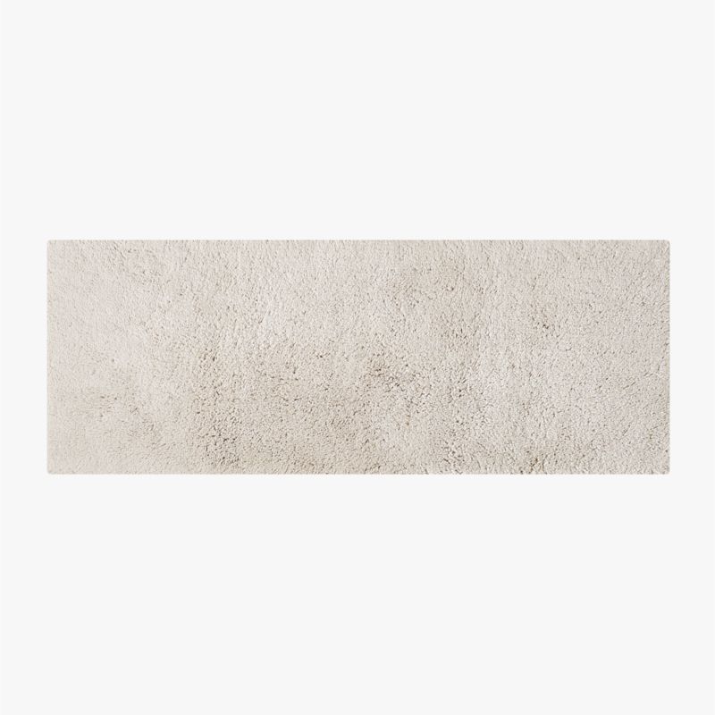 View Kalani Organic Cotton Sand Solid Bath Runner Rug 24"x60" details