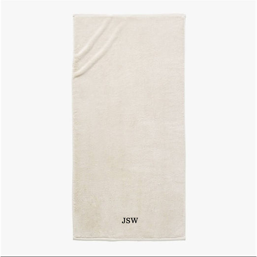 Kalani Organic Cotton Sand Solid Bath Towel