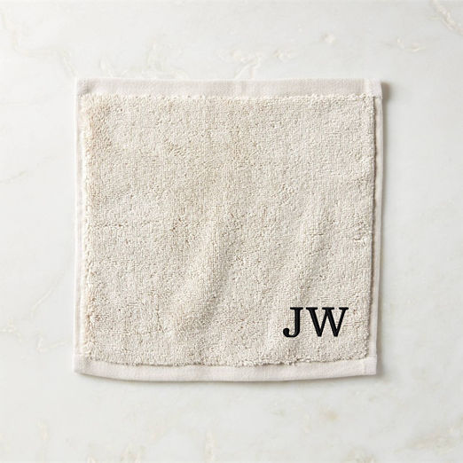 Kalani Organic Cotton Sand Solid Washcloth