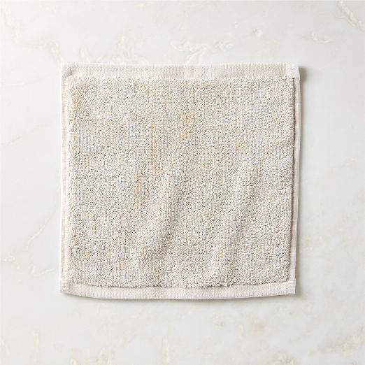 Kalani Organic Cotton Sand Solid Washcloth