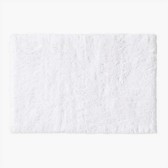 Kalani Organic Cotton White Bath Mat 24"x36"