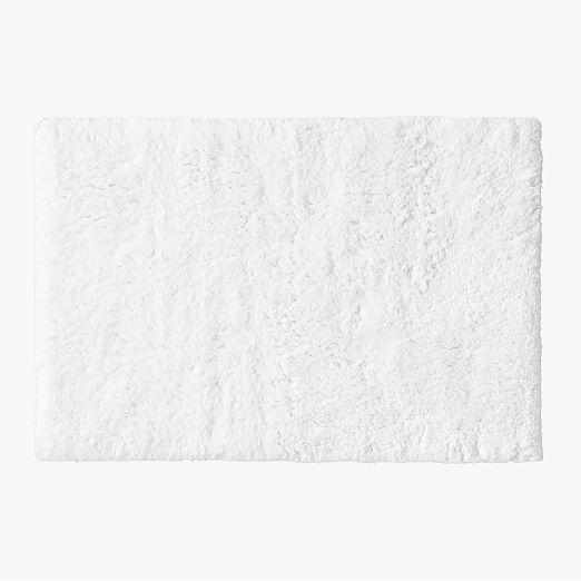 Kalani Organic Cotton White Bath Mat 24"x36"