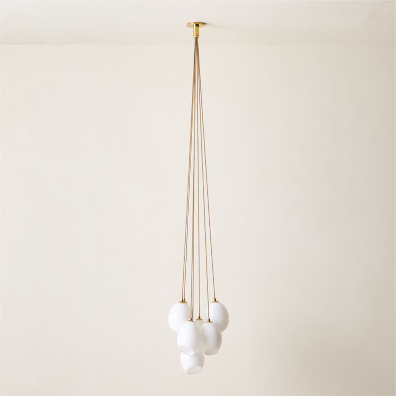 Kalliope Glass Cluster Pendant Light 19.7" - image 6 of 7